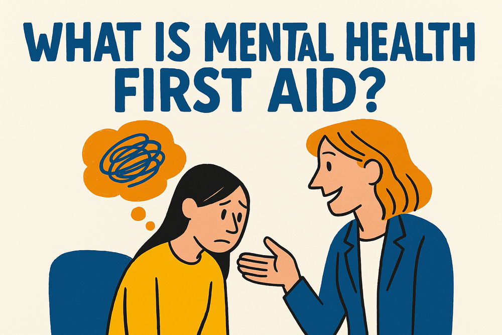Cover illustration for the article: Mental Health First Aid: The Little Things Can Matter Most