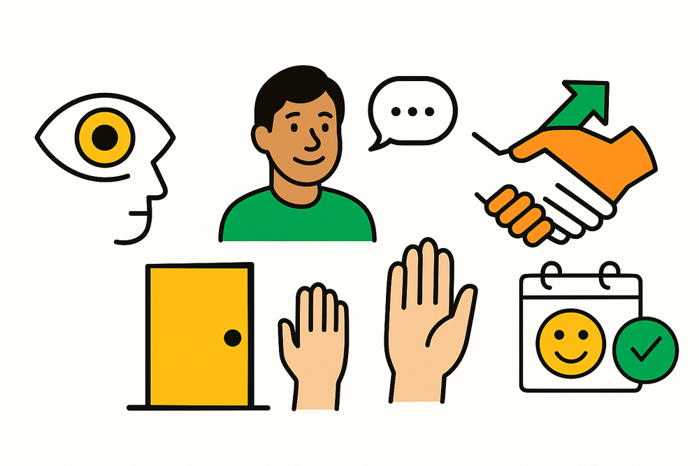 Cover illustration for the article: What to Say (and Not Say) to a Student Who's Having a Hard Time - A Teacher's Guide